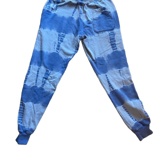 Roller Rabbit Petite Joggers XS – Monkey Detail, Blue Tie-Dye - Picture 3 of 10